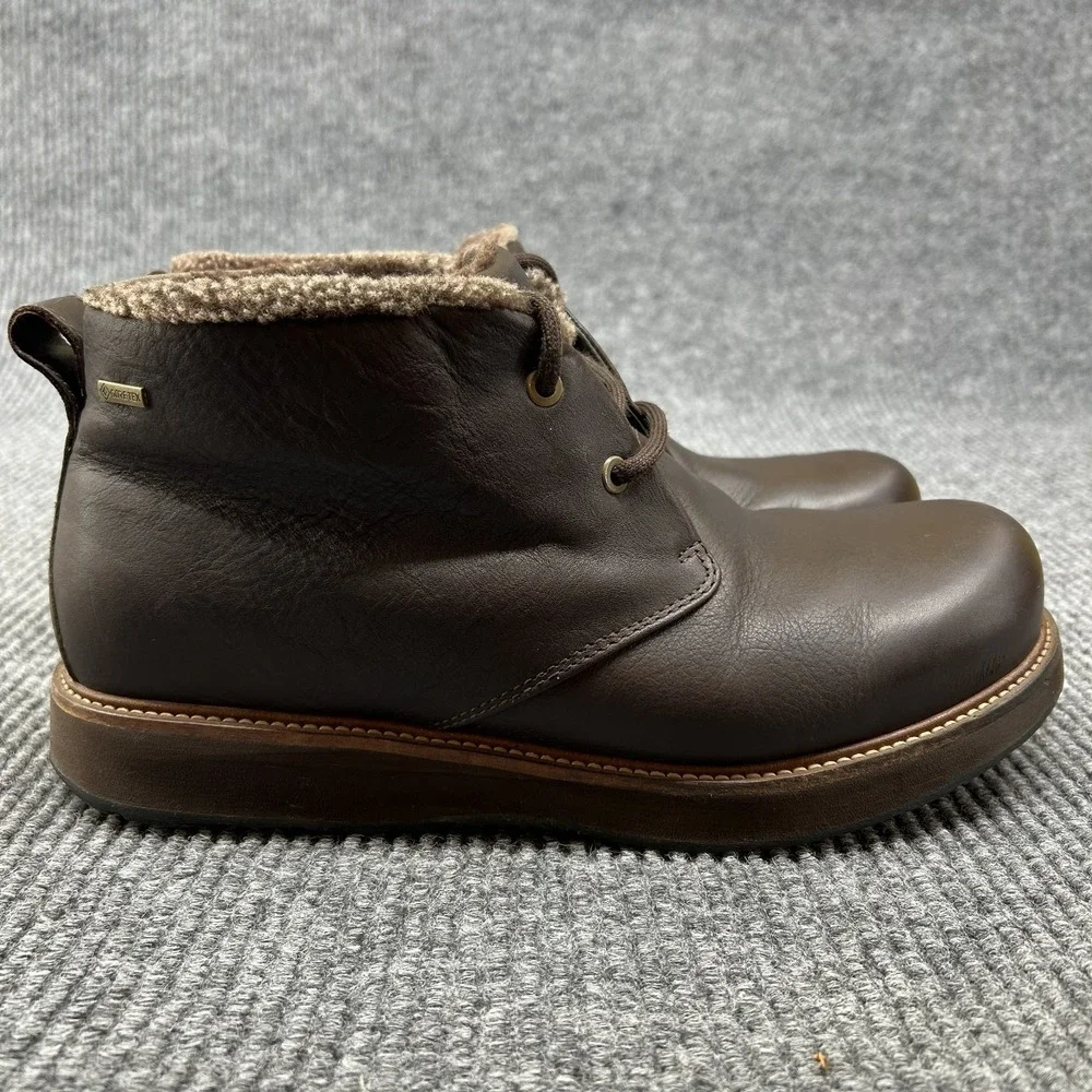 Samuel Hubbard Winter Gore-Tex Boots Men's 10M Brown Leather Shearling Lined